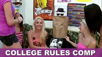 College rules collection of teen sluts fucking frat boys in the dorms featuring sadie holmes k