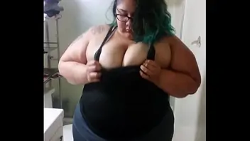 Sexy bbw shower
