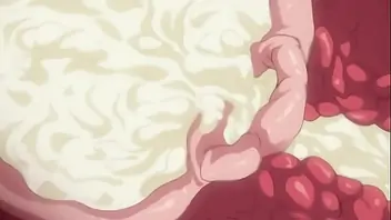 Massive Creampie In Horny Threesome Hentai