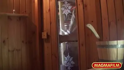 German teen 18 in the sauna
