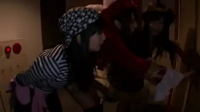 Horny japanese slut in exotic jav censored cunnilingus dildos toys scene