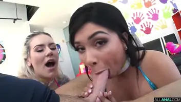 Perverted hookers incredible threeway movie