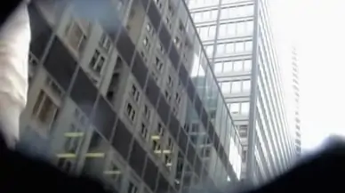 Accidental wind blown upskirt caught on