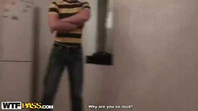 Nickel takes off cloths and pleases her boyfriend