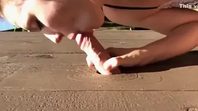 Glory hole amateur video