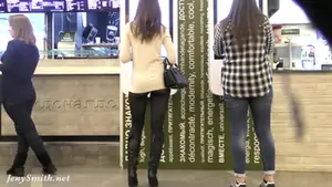 Jeny smith public up skirt pantyhose fetish