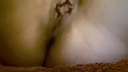 Anal masturbation with anal beads and butt plug