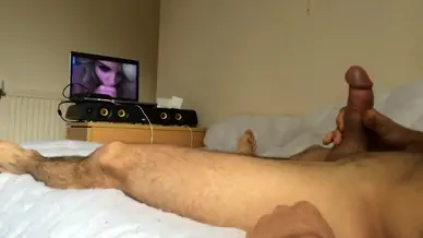 Solo orgasm and cum contol