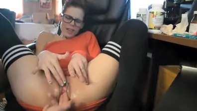 Rubbing my clit w hubby fingering my tight pussy