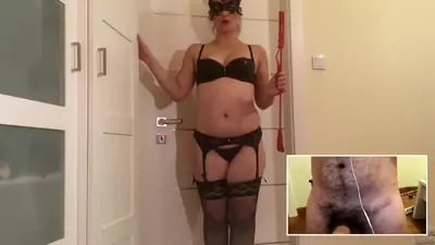 Edging and denial webcam session with my slave hotwifevenus