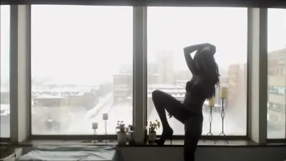 Silhouettes pt i seductive teasing in the window