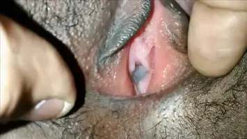 Wet shaved indian pussy