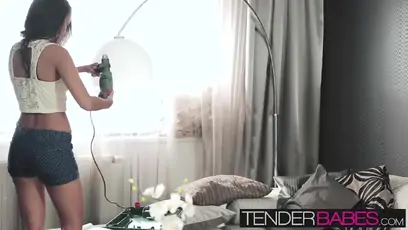 Gorgeous layla sin gives her man a handjob after hot sex