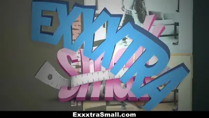 Exxxtrasmall life size elf doll fondled and fucked