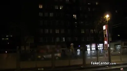 Public fucking with sticky cumshot