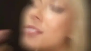 Blonde pornstar gloryhole ejaculation compilation
