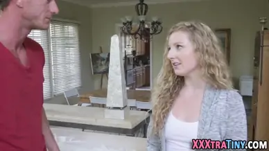 Tiny blonde teen 18 rides