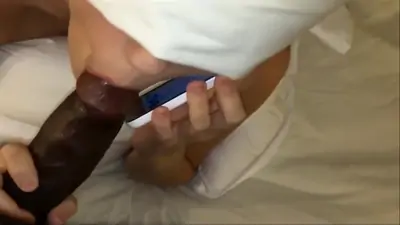 Armani monroe interracial hot blowjob