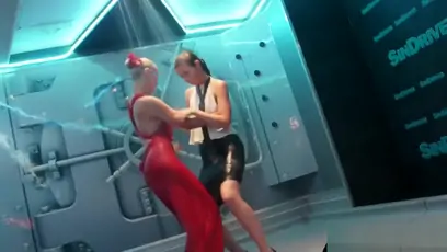 Wetlook girls dirty dancing in the shower room