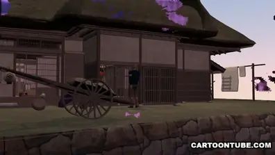 Foxy 3d asian gets licked and fucked