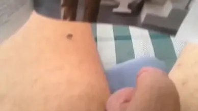 Flashing my dick to different girls outdoor