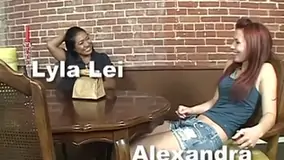 Best pornstars lyla lei and alexandra ivy in exotic interracial redhead sex movie