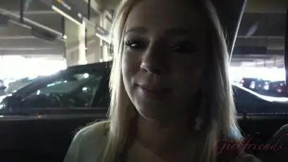 Tiffany has a tampon sting hanging out of her pussy with tiffany watson