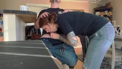 Wife catches me being sucked off by neighbor