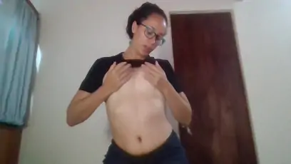 Yoga teacher makes you cum on her ass
