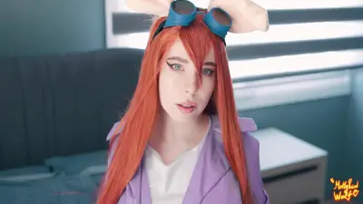 Molly redwolf in gadget hackwrench trying to get pregnant