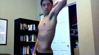 Fingering and stroking my hot boy