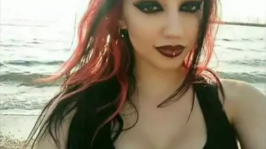 Dani embrace the gothic life