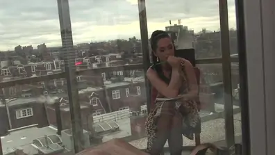 Incredible pornstars anaya leon and cindy behr in amazing fishnet threesomes adult video