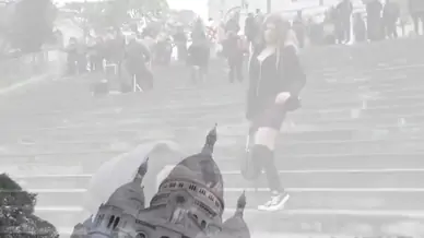 Busty blonde gets anal in paris sc
