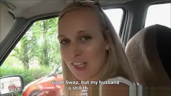 Busty unfaithful wife gets dick to mouth