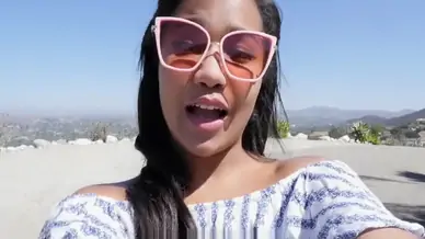 Tiny ebony teen 18 fucked by huge cock