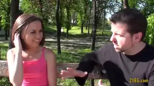 Cute brunette gets tied and screwed hard