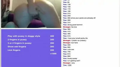 Audio and video are a little out of sync but you can hear her wet pussy when she starts masturbating