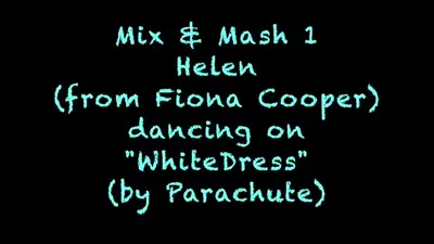 Helen strips out of her white dress