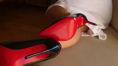 Incredible japanese chick in crazy high heels stockings jav scene