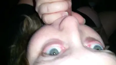 Bbw wife sucking dick gets facial