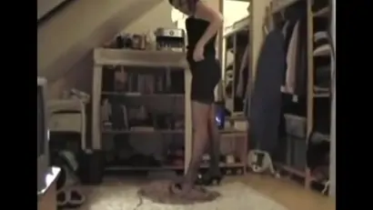 3 videos of cute college girl and her
