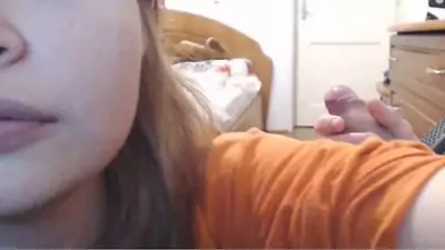 Loyal girlfriend trained to suck dick