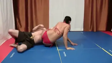Tia mixed domination wrestling