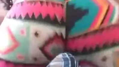 Horny striptease porn clip