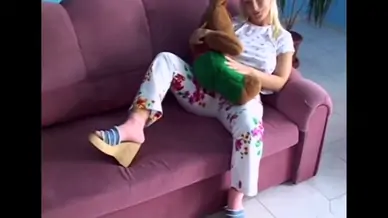 Blond anal angel