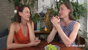 Hot babes zina and lolo explore their foot fetish together