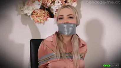 Roped and taped full bondage aubrey full hd 1080p