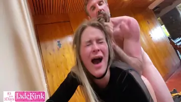 Jade kink linda blonde and admin kink sexy blonde teen 18 sucks and fucks big cock in church 10 min