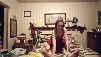 Hubby cums to quick after mind blowing reverse cowgirl